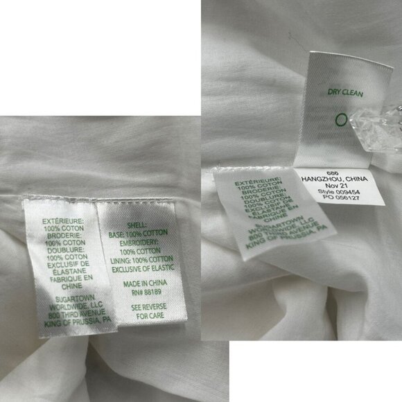 🆕 LILLY PULITZER 🧿 NWT Taviana Dress Resort White Circle Bloom Eyelet - Sz 12 - Picture 16 of 16